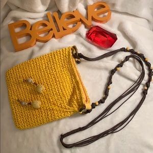 Crochet crossbody purse